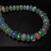 Top Grade High Quality Outstanding - Awesome - Welo Ethiopian OPAL - Smooth Rondell Beads Gorgeous Fire Huge size - 5 - 7 mm - 43 pcs